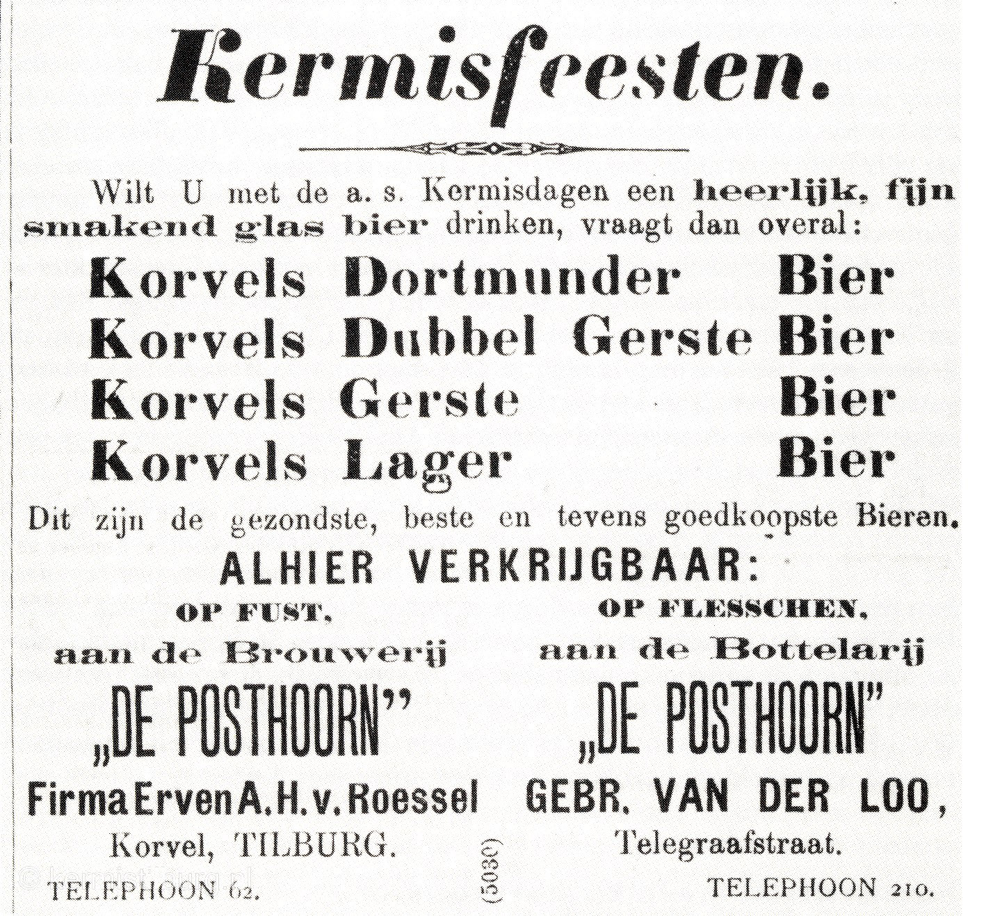 1899, Kermis, Tilburg, Tilburgse kermis