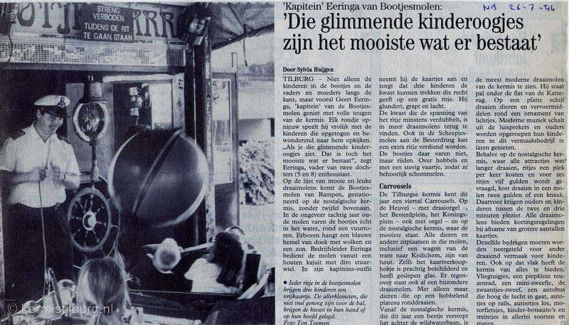 1994, Kermis, Tilburgse kermis, krant