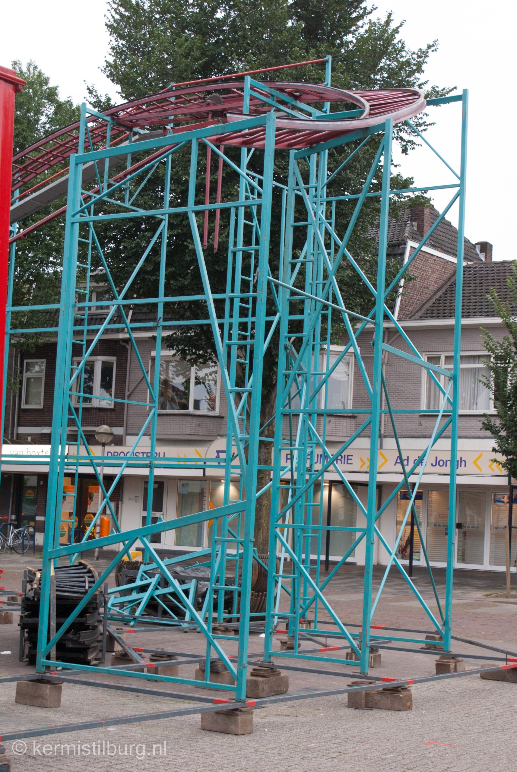 2007, Kermis, Tilburg, Tilburgse kermis, bouwen