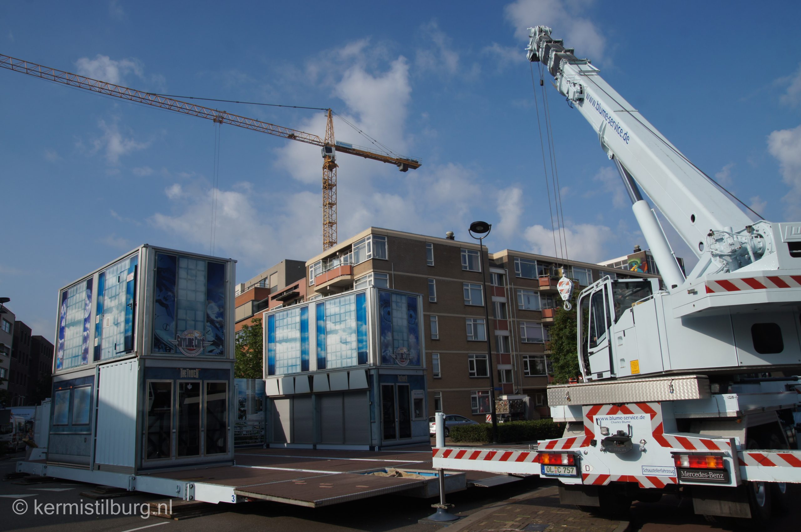 2014, Kermis, Tilburg, Tilburgse kermis, bouwen
