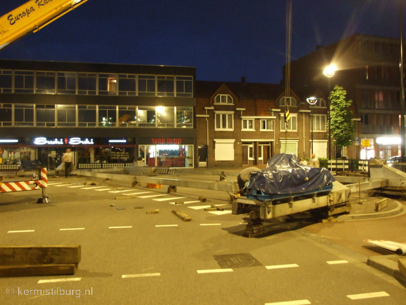 2012, Kermis, Tilburg, Tilburgse kermis, bouwen