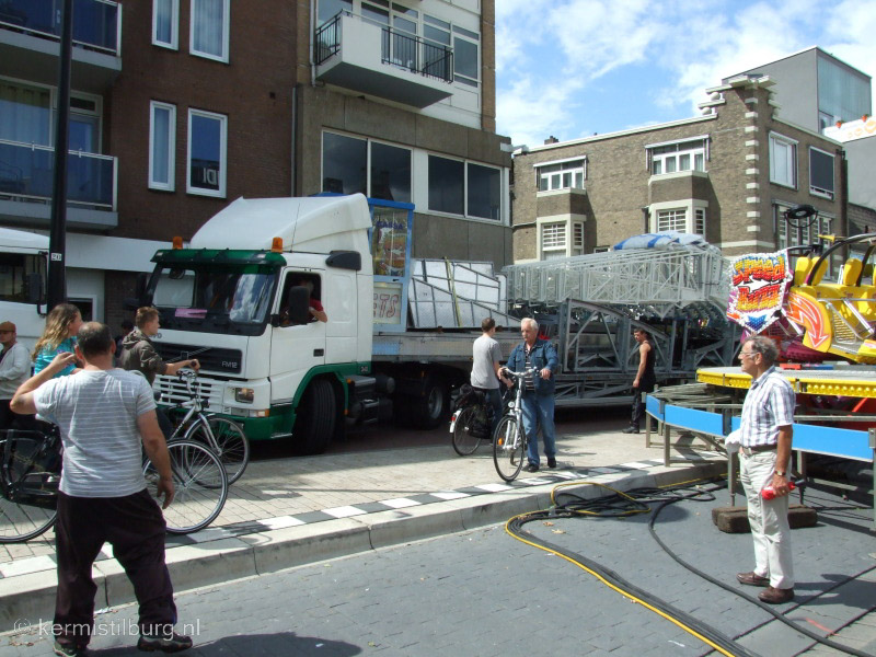 2012, Kermis, Tilburg, Tilburgse kermis, bouwen