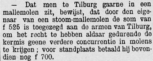 1894, Kermis, Tilburg, Tilburgse kermis