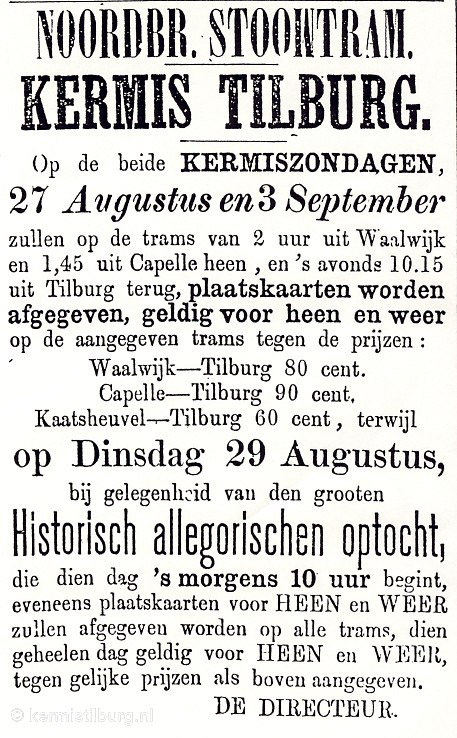 1882, Kermis, Tilburg