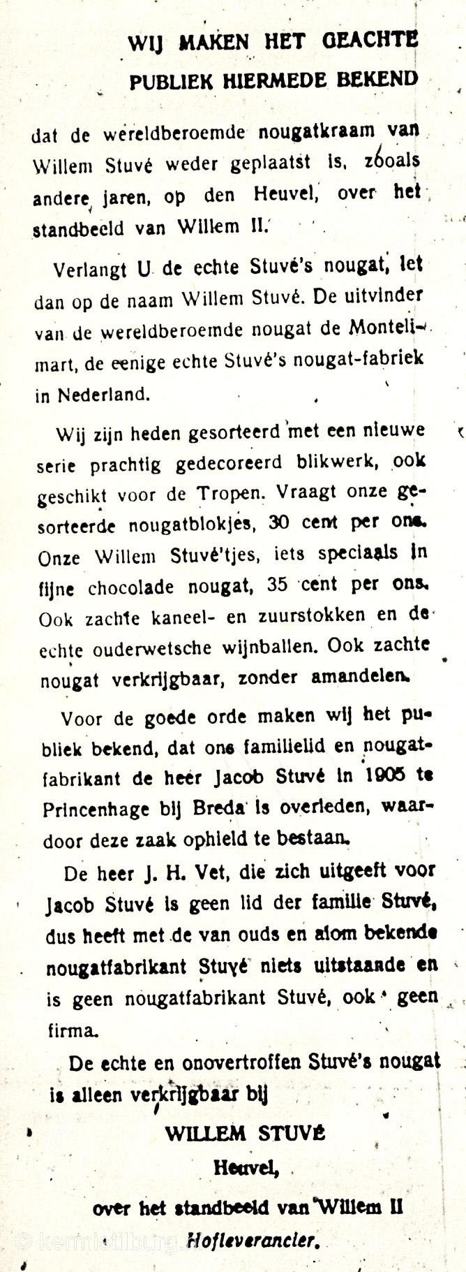 1939, Kermis, Tilburg, Tilburgse kermis, krant