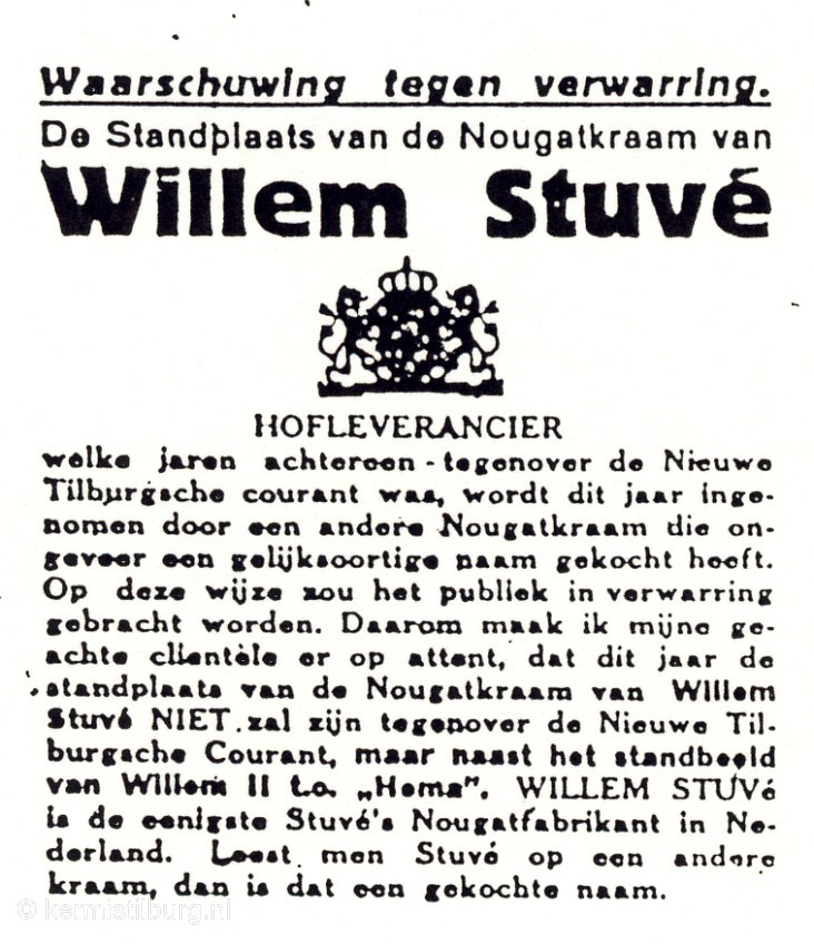 1933, Kermis, Tilburg, Tilburgse kermis, krant