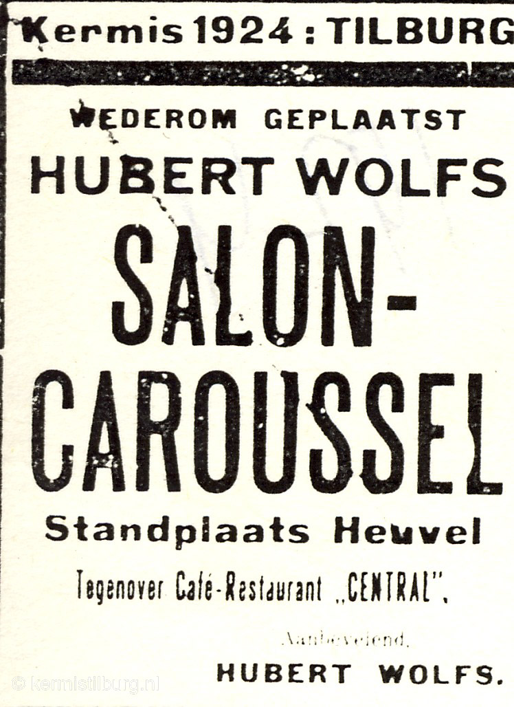 1924, Kermis, Tilburg, Tilburgse kermis, krant, skc