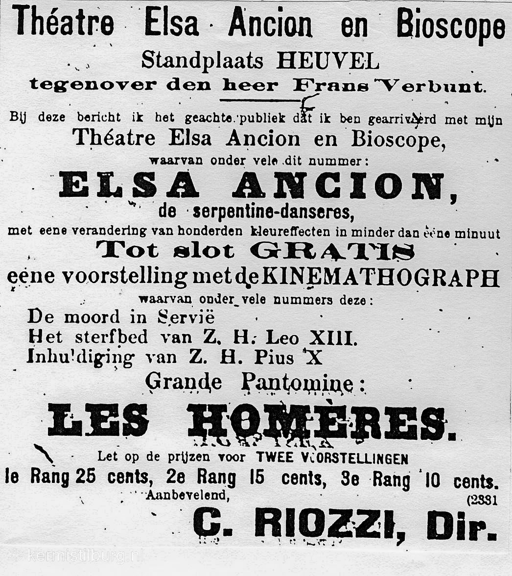 1903, Kermis, Tilburg, Tilburgse kermis, krant