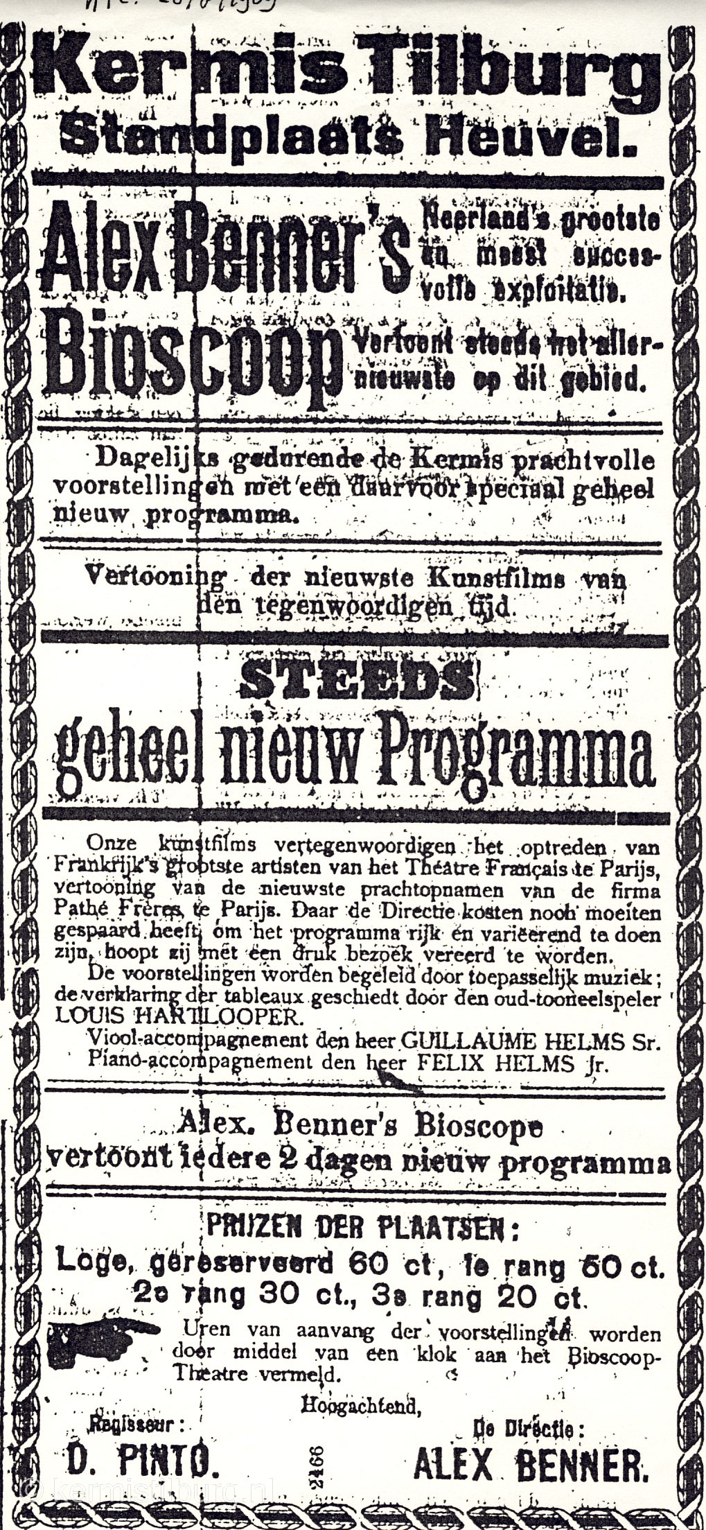 1909, Kermis, Tilburg, Tilburgse kermis, skc