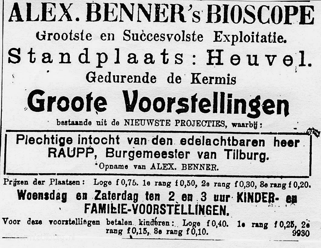 1907, Kermis, Tilburg, Tilburgse kermis, krant, skc