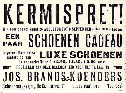 1922, Kermis, Tilburg, Tilburgse kermis, krant, skc
