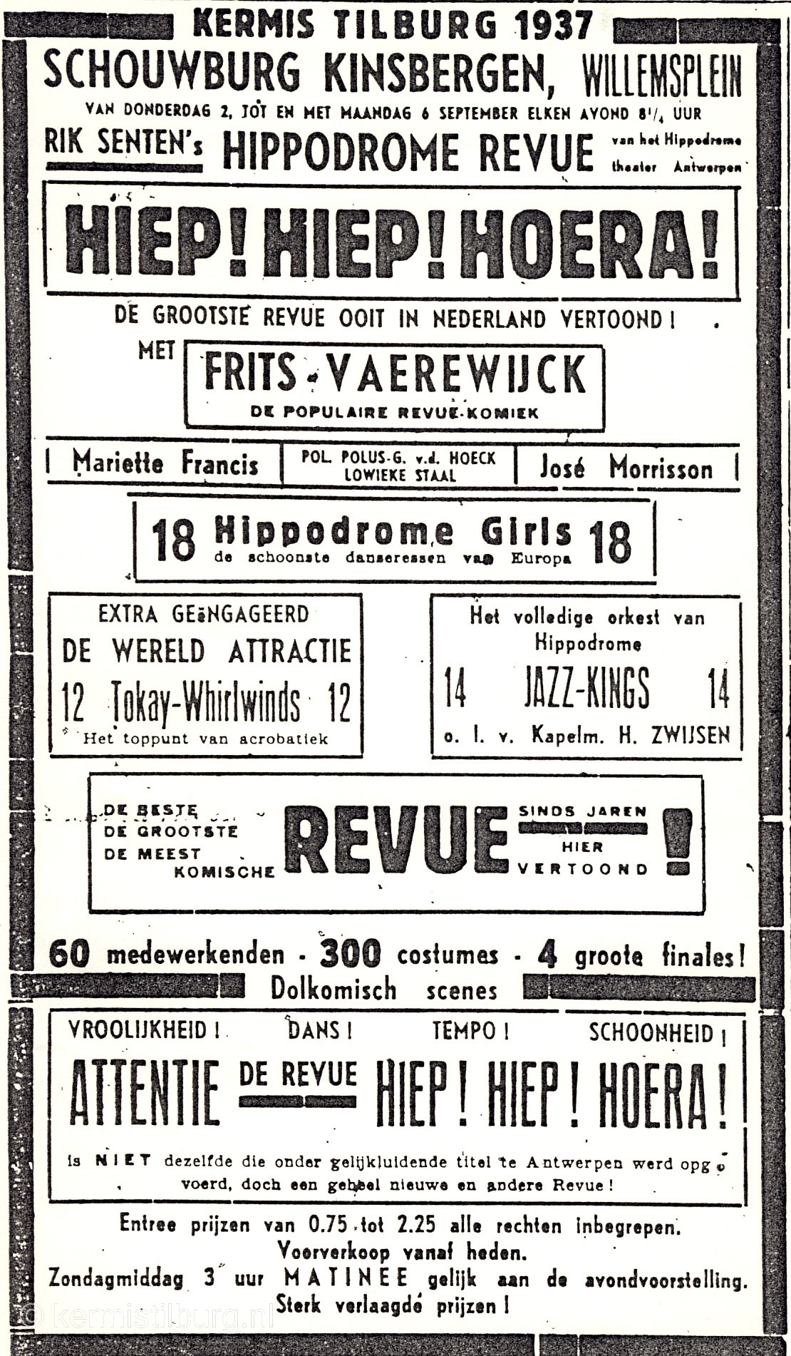 1937, Kermis, Tilburg, Tilburgse kermis