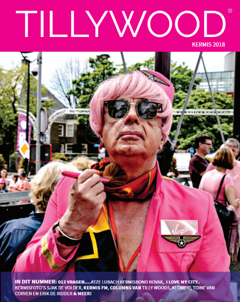 De cover van het Tillwood kermismagazine in 2018