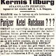 1930, Kermis, Tilburg, Tilburgse kermis