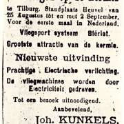 1912, Kermis, Tilburg, Tilburgse kermis, krant, skc